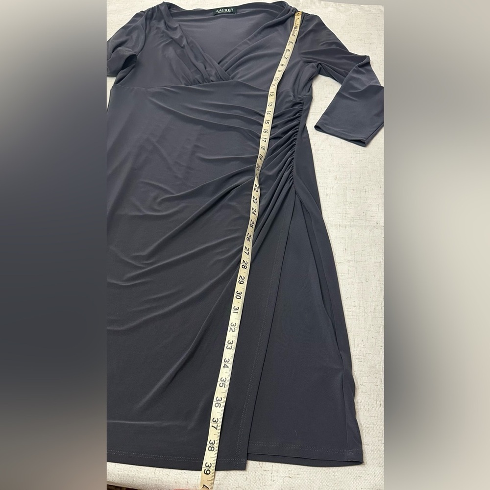 Ralph Lauren Dark Gray Long Sleeve Dress - Picture 7 of 10